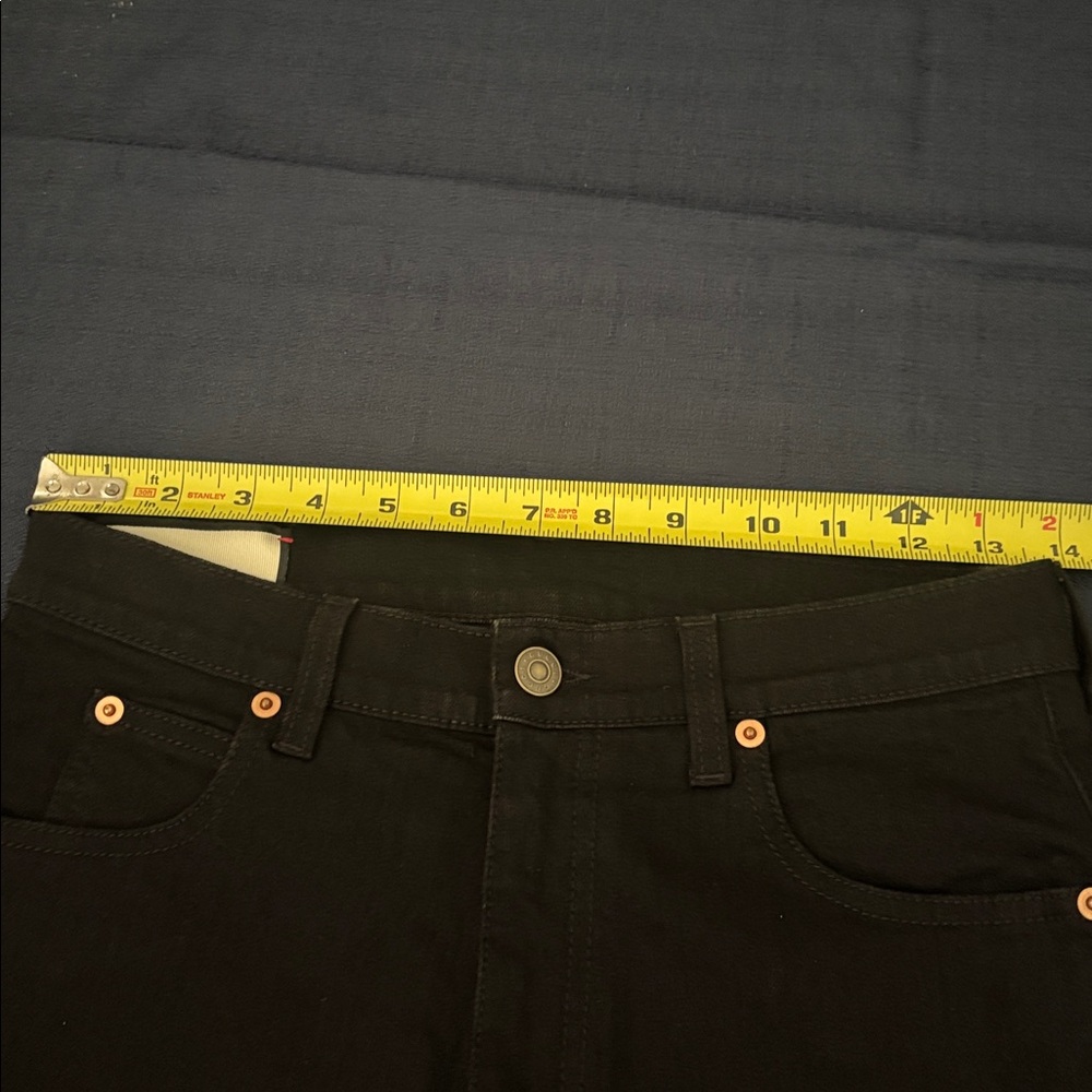Gucci Black Jeans with Gold Logo - Picture 13 of 14